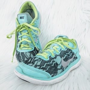 Nike Flex RN Teal/Lime/Black Sneakers